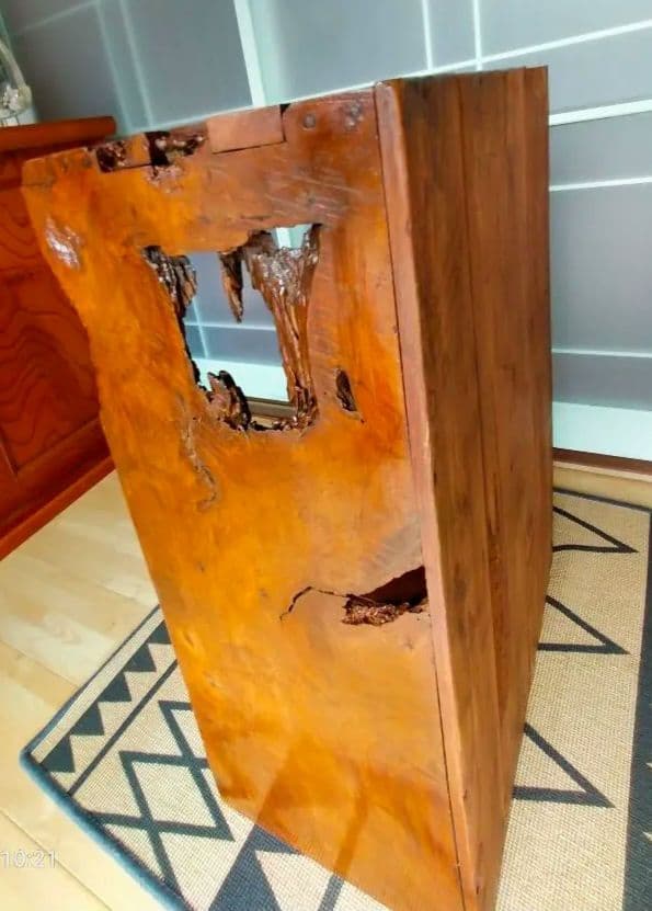 値下げしました! アンティーク家具 荒々しさが、魅力の 木製家具 引き出し付き