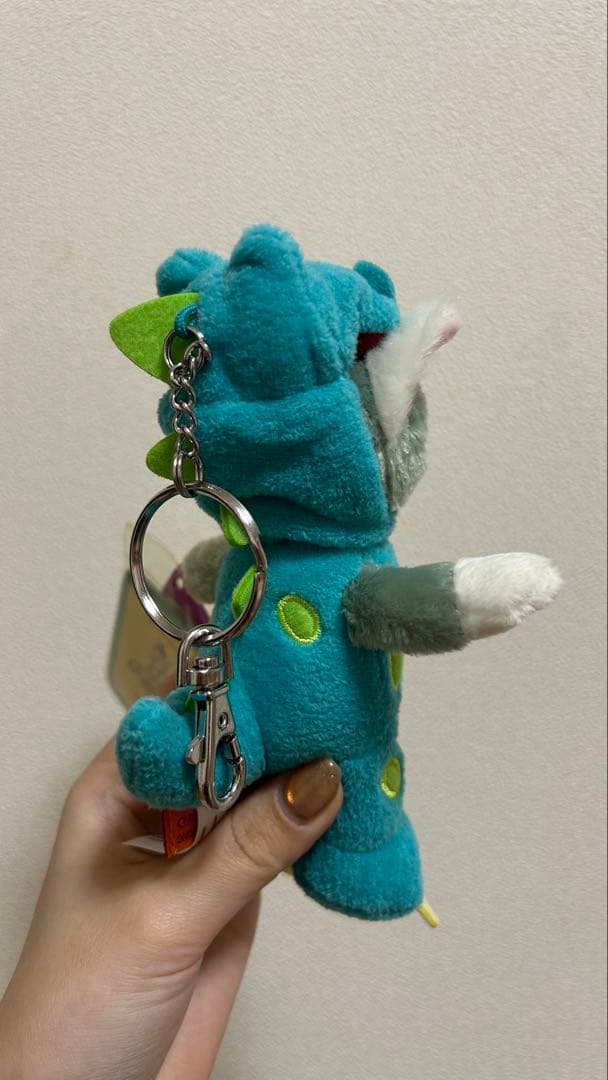 香港 ディズニー クッキーアン うさぎ・ジェラトーニ　恐竜 2体セット