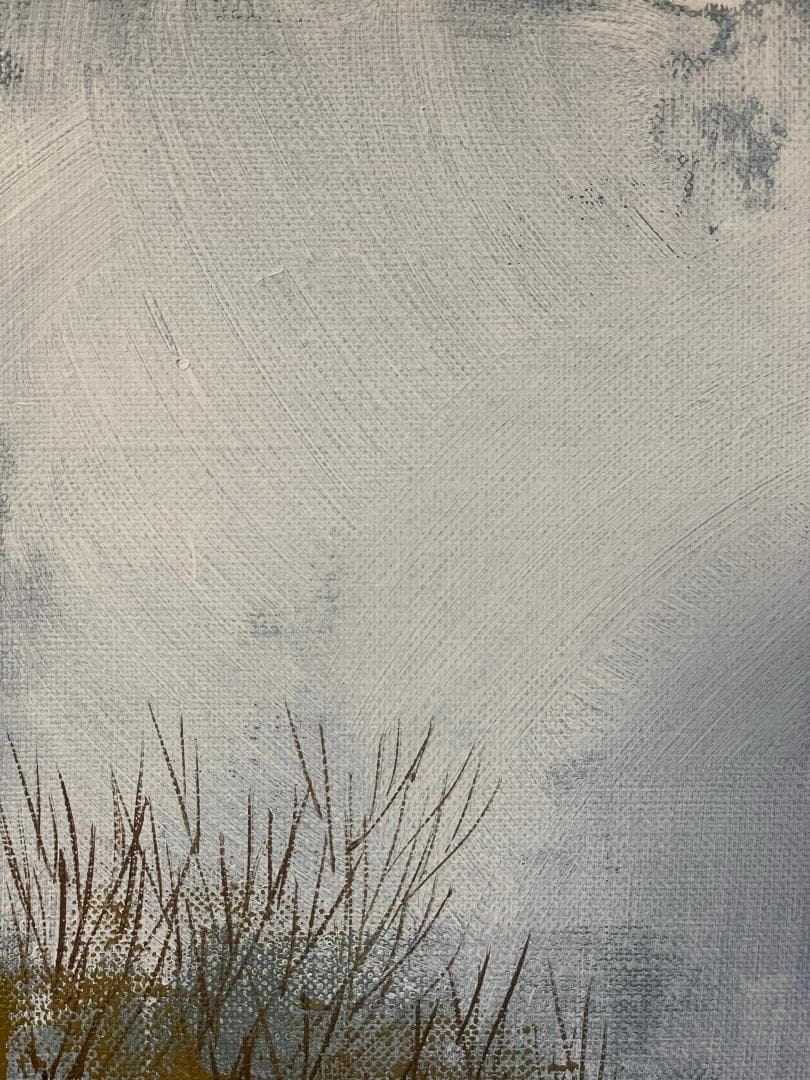 い*ん様 「真作」竹内敏彦『パリ風景 セーヌの流る』 風景画　油彩画　額装　F1