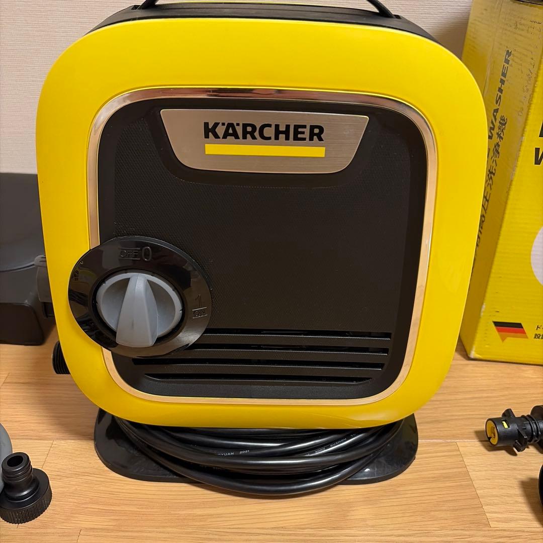 KARCHER K mini本体＋延長ホース+ 洗濯機用蛇口　スターターセット