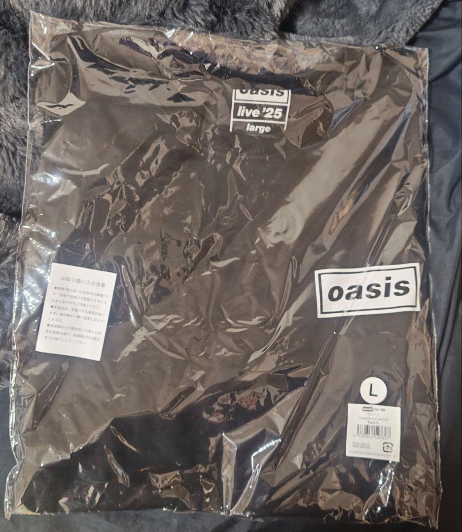(最終値下げ)oasis live '25 長袖Tシャツ Lサイズ ブラック