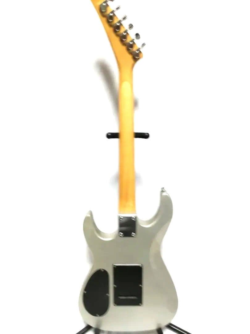 POS エレキギター シルバー色