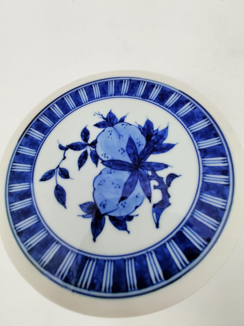 b423【新品・未使用】水指 祥瑞末広 高野昭阿弥 木箱 茶道具