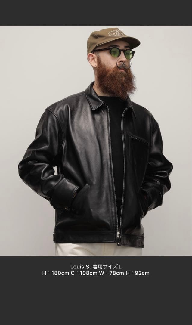 【美品】Schott シングルライダース レザー ジャケット XL