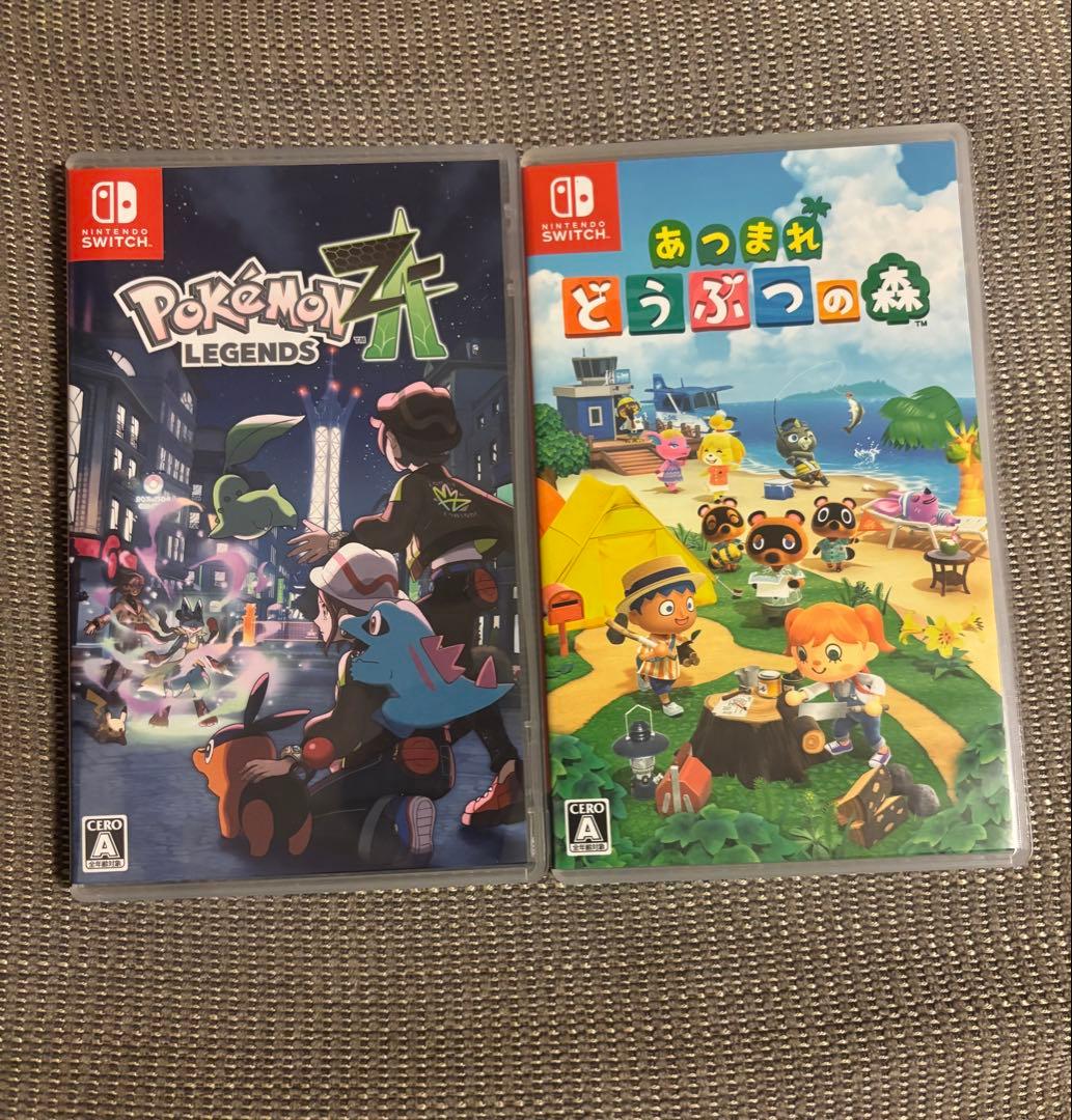 Switch カセット ポケモンレジェンズZA あつまれどうぶつの森