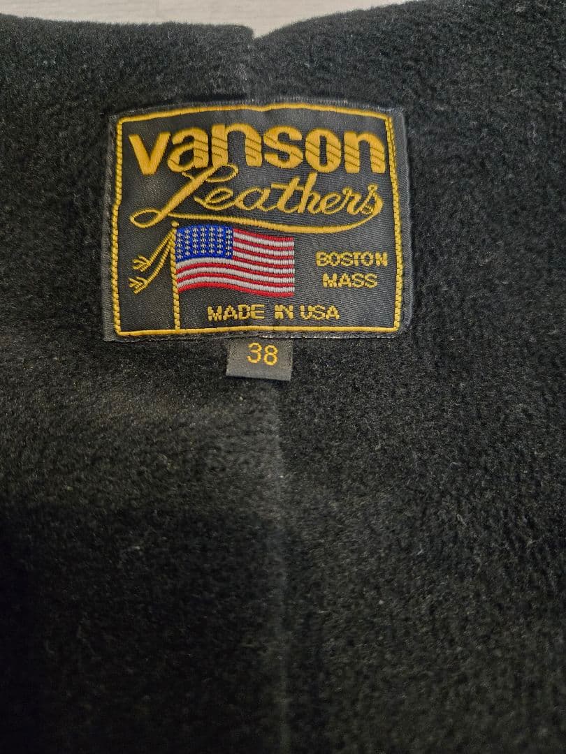 【値下げ可】【美品】Vanson MODEL B サイズ38