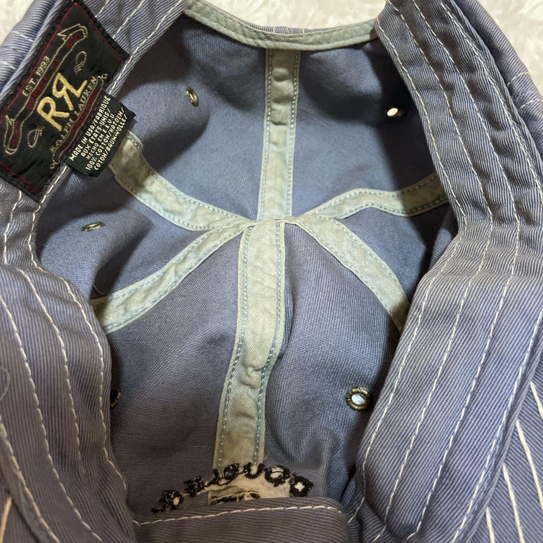 希少 RRL 三つ星 キャップ 90s USA製 ヴィンテージ ラルフローレン