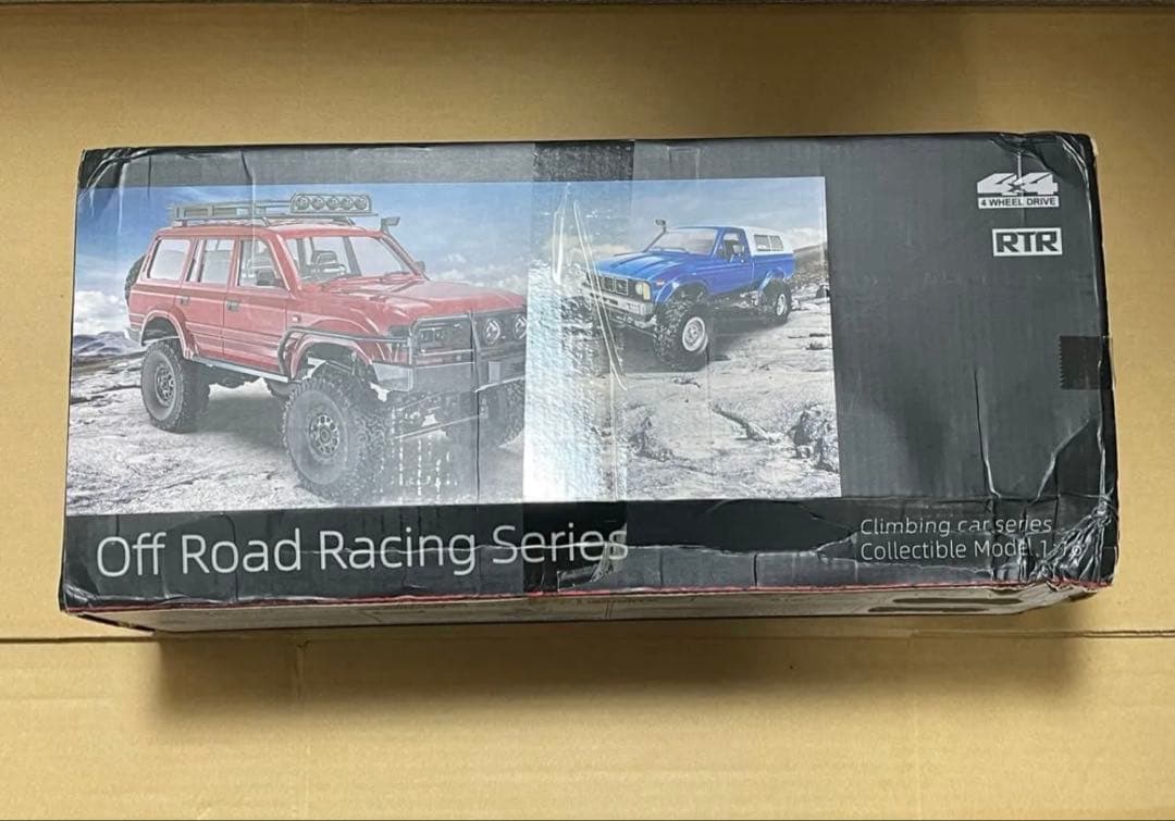 バッテリー2個付き WPL C54-1 RTR LC80 4WD イエロー