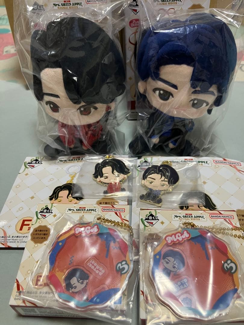 る*ん様 ミセス一番くじ（A賞ぬいぐるみマスコット、E賞、F賞 ）大森さん、若井