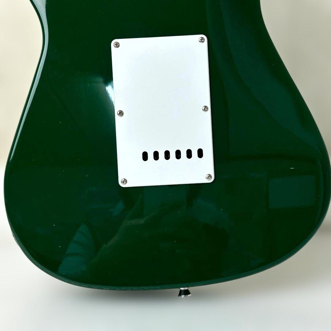 プレイテック　PlayTech　エレキギター　深緑色【ジャンク扱い】