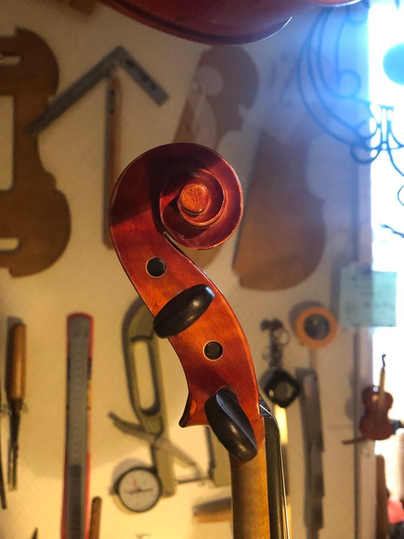 【駒&魂柱調整済】SuzukiバイオリンNo350 1/2 1976