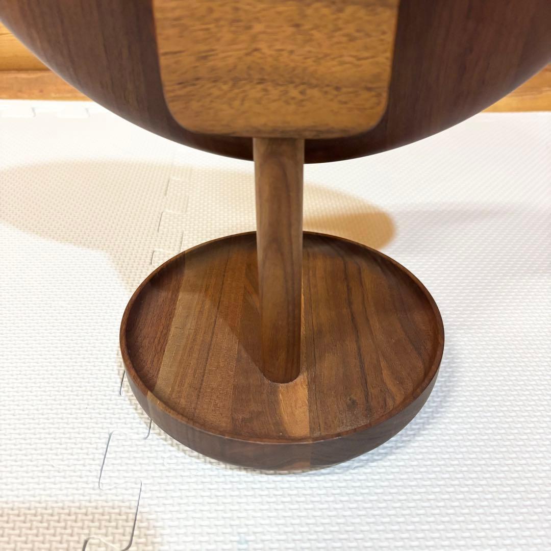 【美品】BENCA ベンカ アネモネ 卓上ミラー オーク材