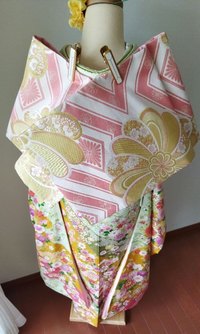 Chibami-u様　426.振袖7点セット 正絹　フルセット　成人式