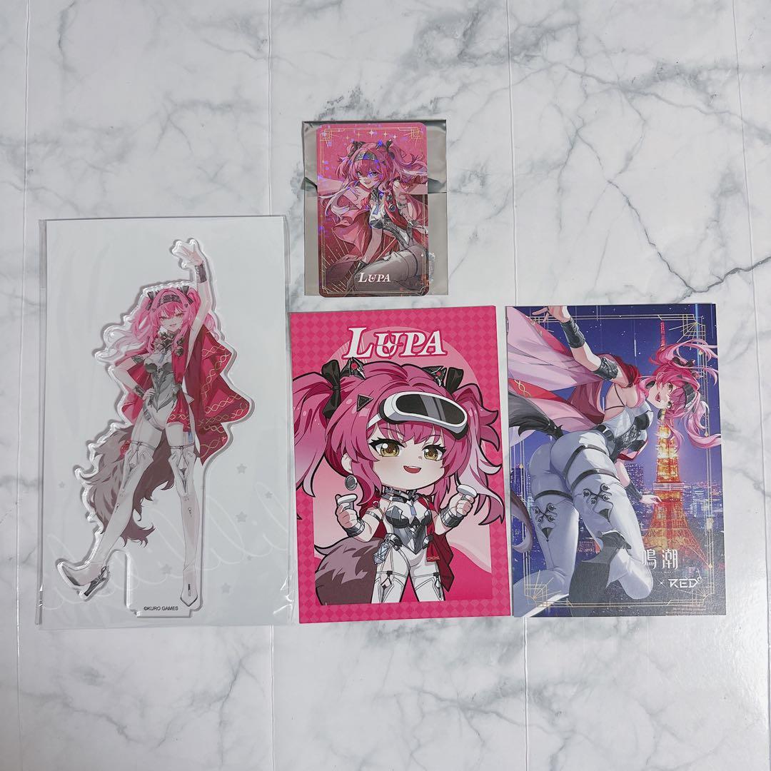 鳴潮 東京タワー RED アクリルスタンド ホログラムカード ポストカード ルパ