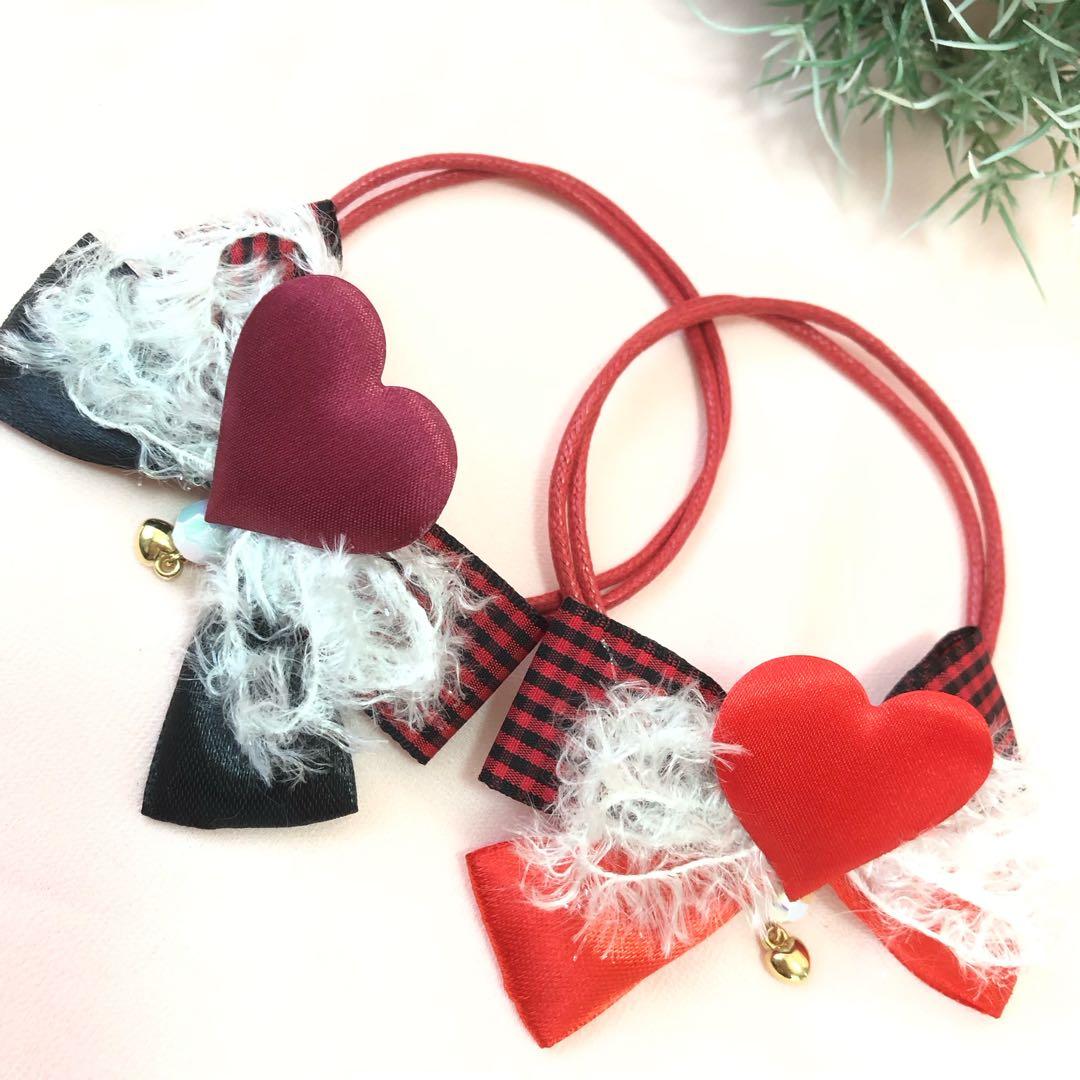 １セット限定❤️バレンタインハートリボンセット❤️【２０本】トリミングチョーカー