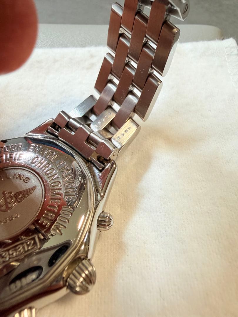 オーバーホール済 ブライトリング A35312 シャドウフライバッククロノグラフ