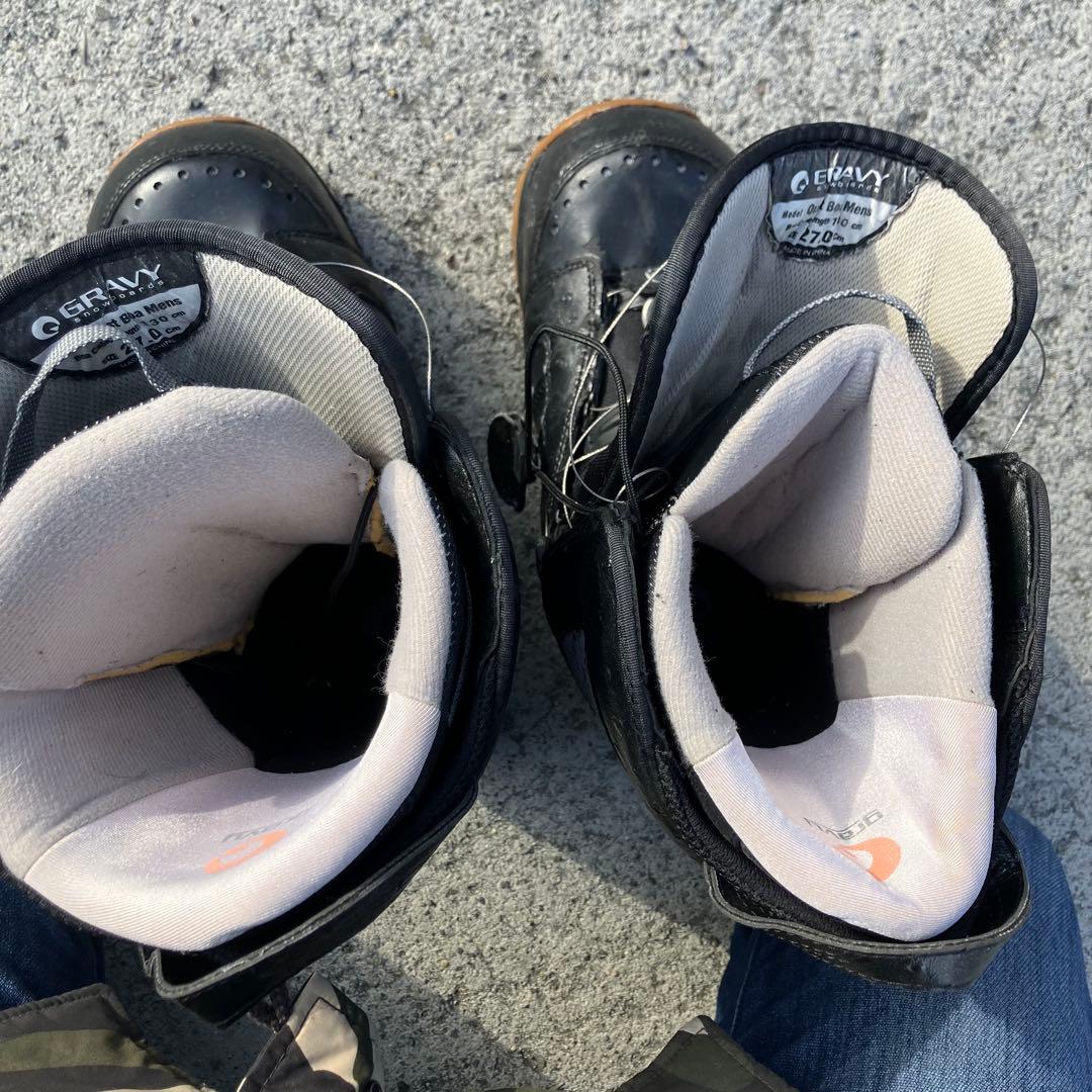 GRAVY Quest BOA ダイヤル式スノーボードブーツ ブラック27cm