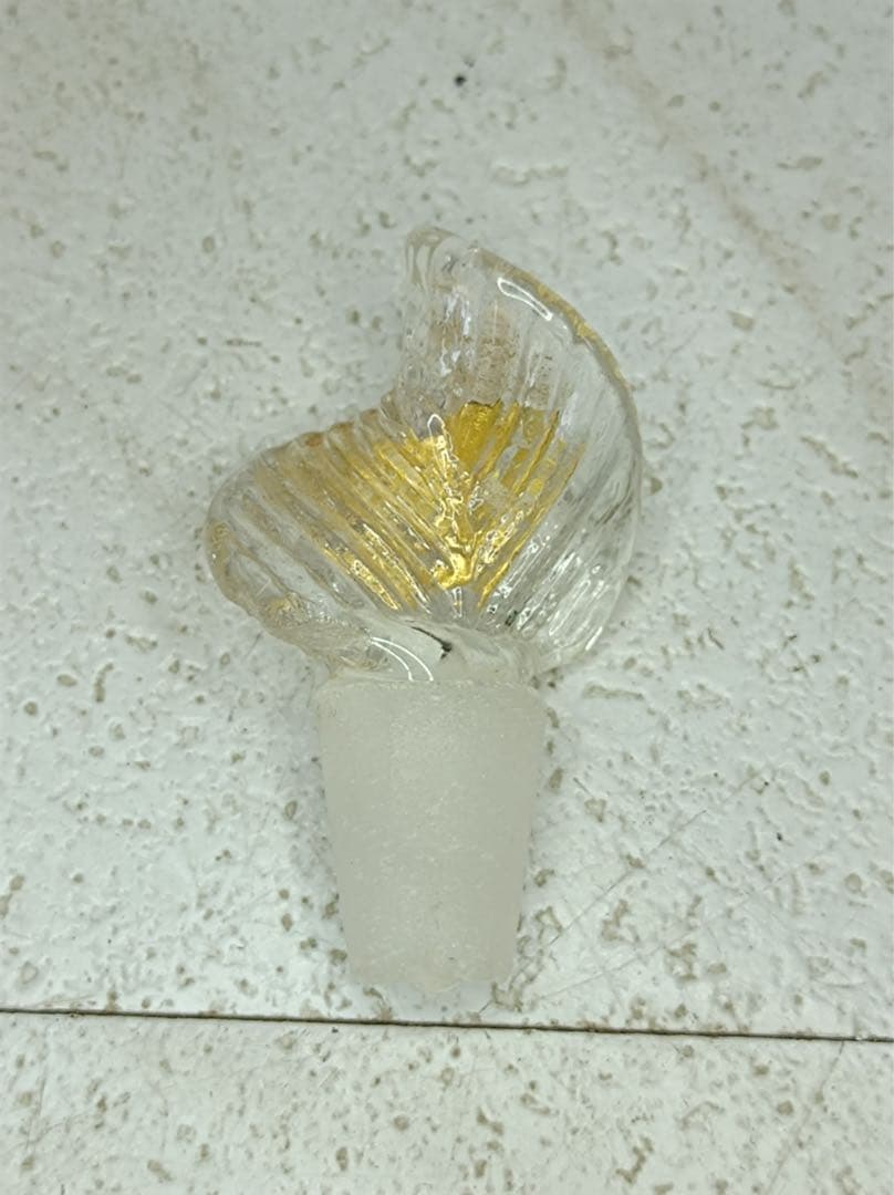 八5766【美品】MURANO ムラノ　ベネチアングラス　香水瓶