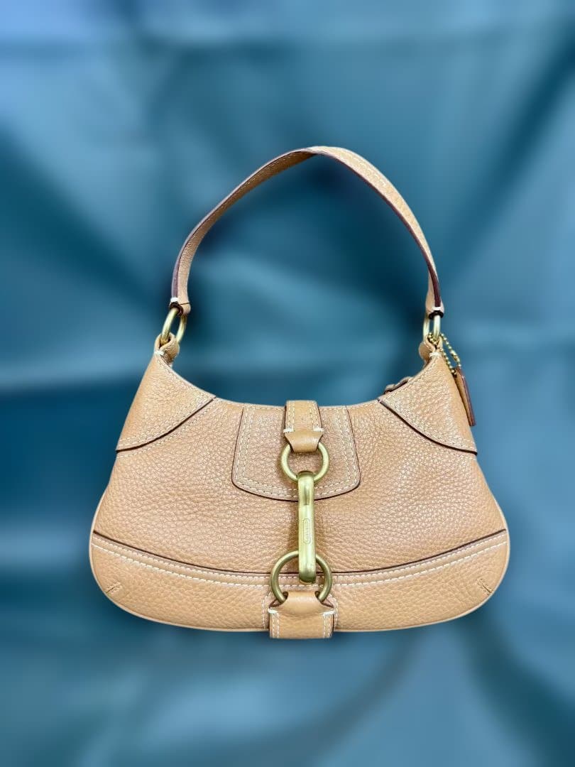 【希少】オールドコーチ セミショルダーバッグ ホーボー 10284 ブラウン 茶