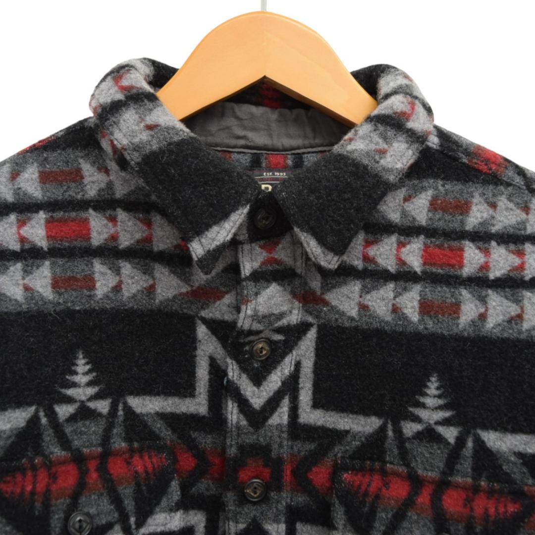 タグ付未使用 ダブルアールエル RRL ネイティブ柄ウールシャツジャケット