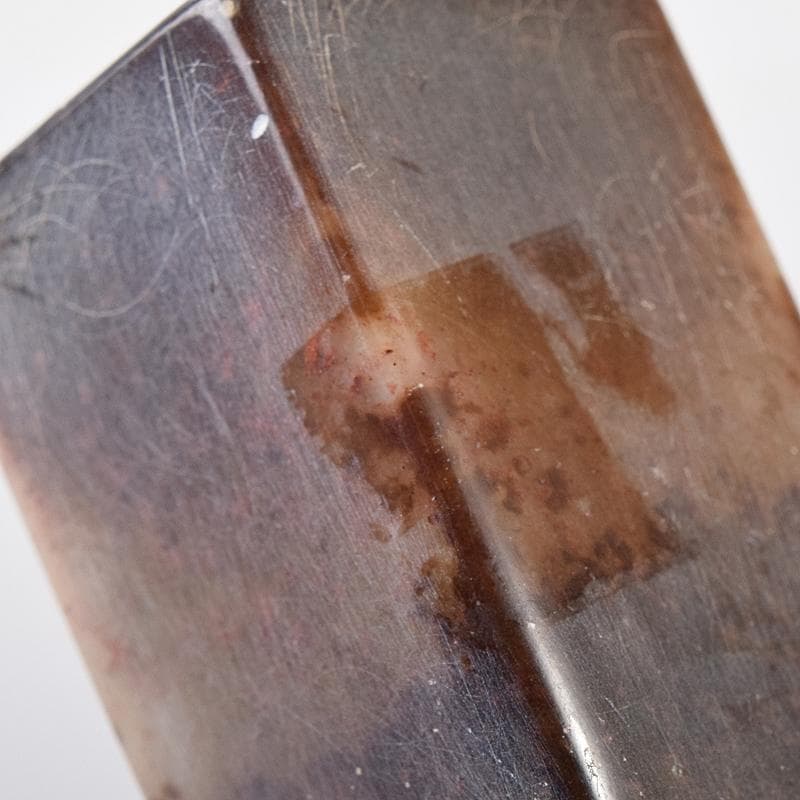 中国　玉石寿山石彫刻　小さな植木鉢　盆栽鉢　V　8759E