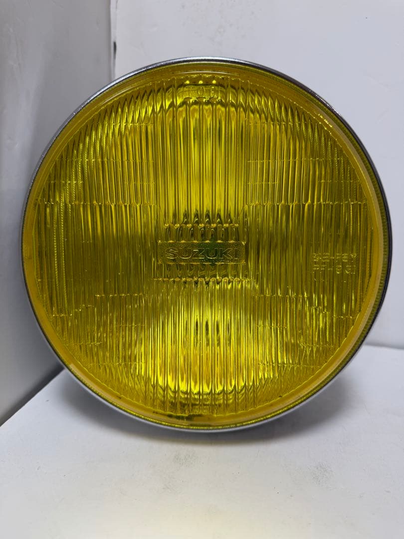 当時物SUZUKI刻印IPF凹レンズ付きヘッドライトASSYGT380GS400