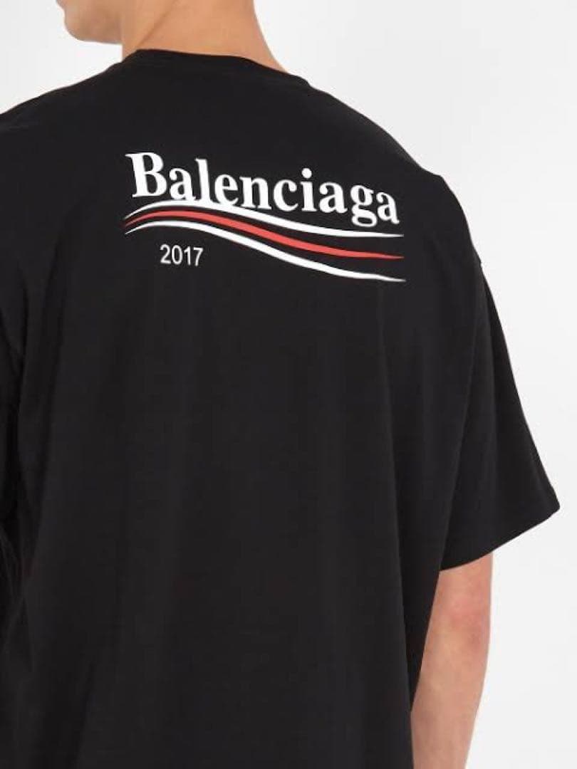 Balenciaga ブラック Tシャツ 2017