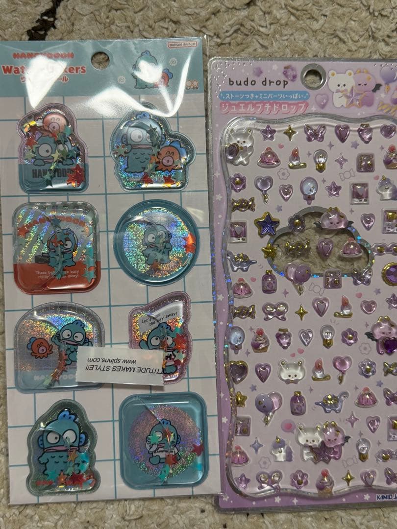 ボンボンドロップ　うるちゅるシール　15点　サンリオ　ちいかわ　ディズニー