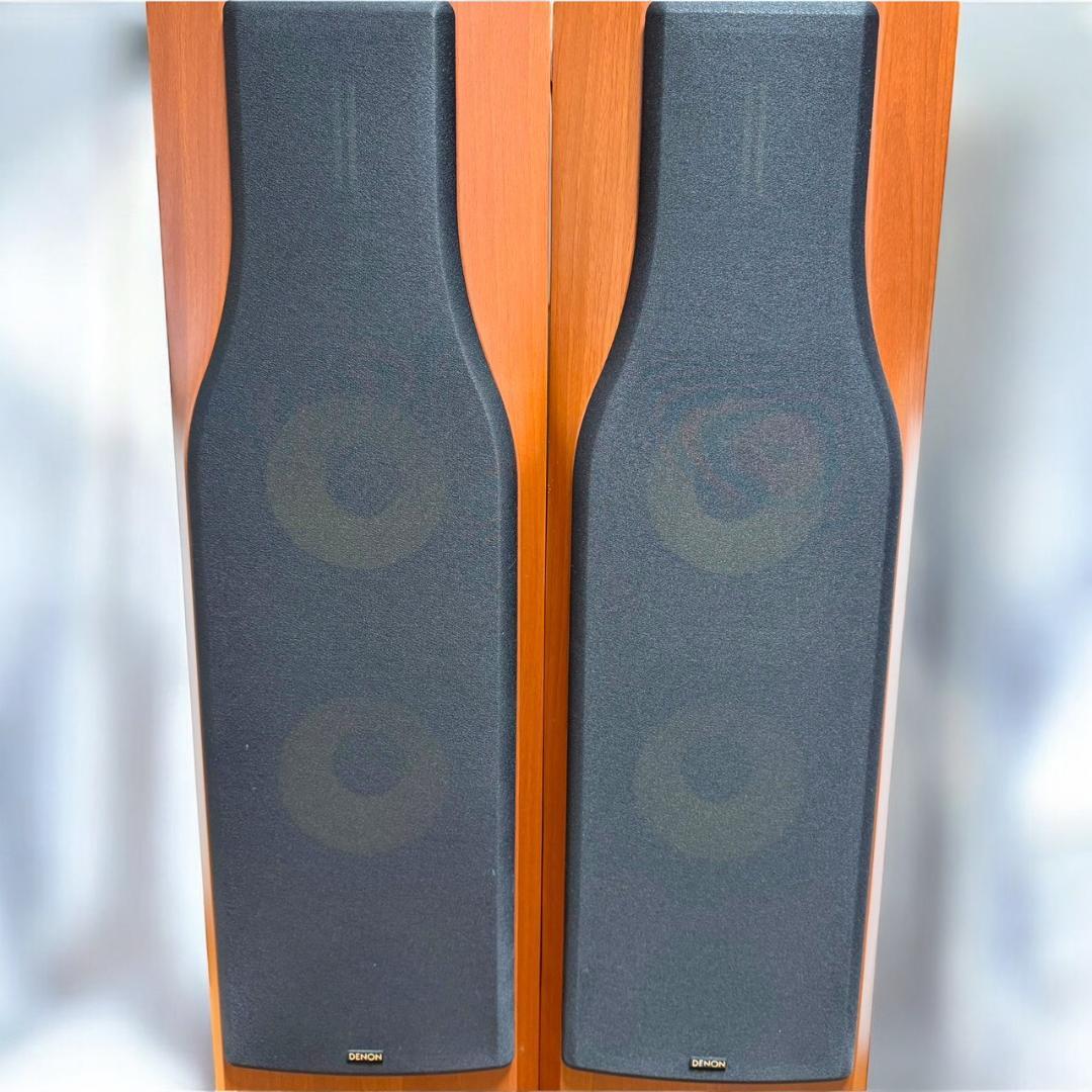 ☆美品 デノン SC-T777SA トールスピーカーペア ジャンパープレート 付