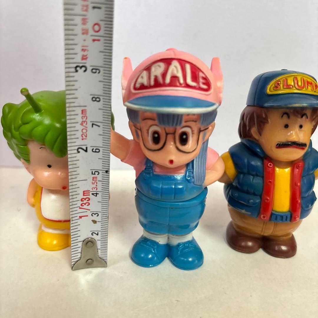 Dr.スランプ アラレちゃん ガッちゃん 則巻千兵衛 ソフビ ポピー 当時物