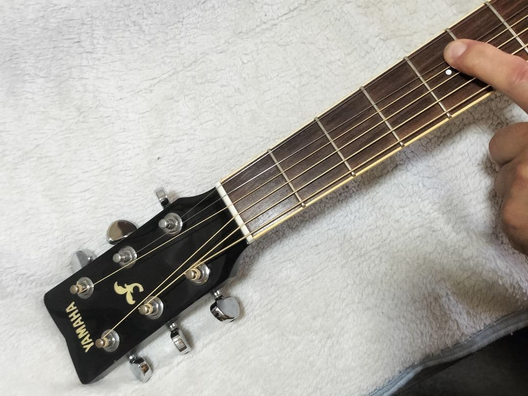 YAMAHA FG-720S BL TOP単板 ケースオマケ多数付き 難あり