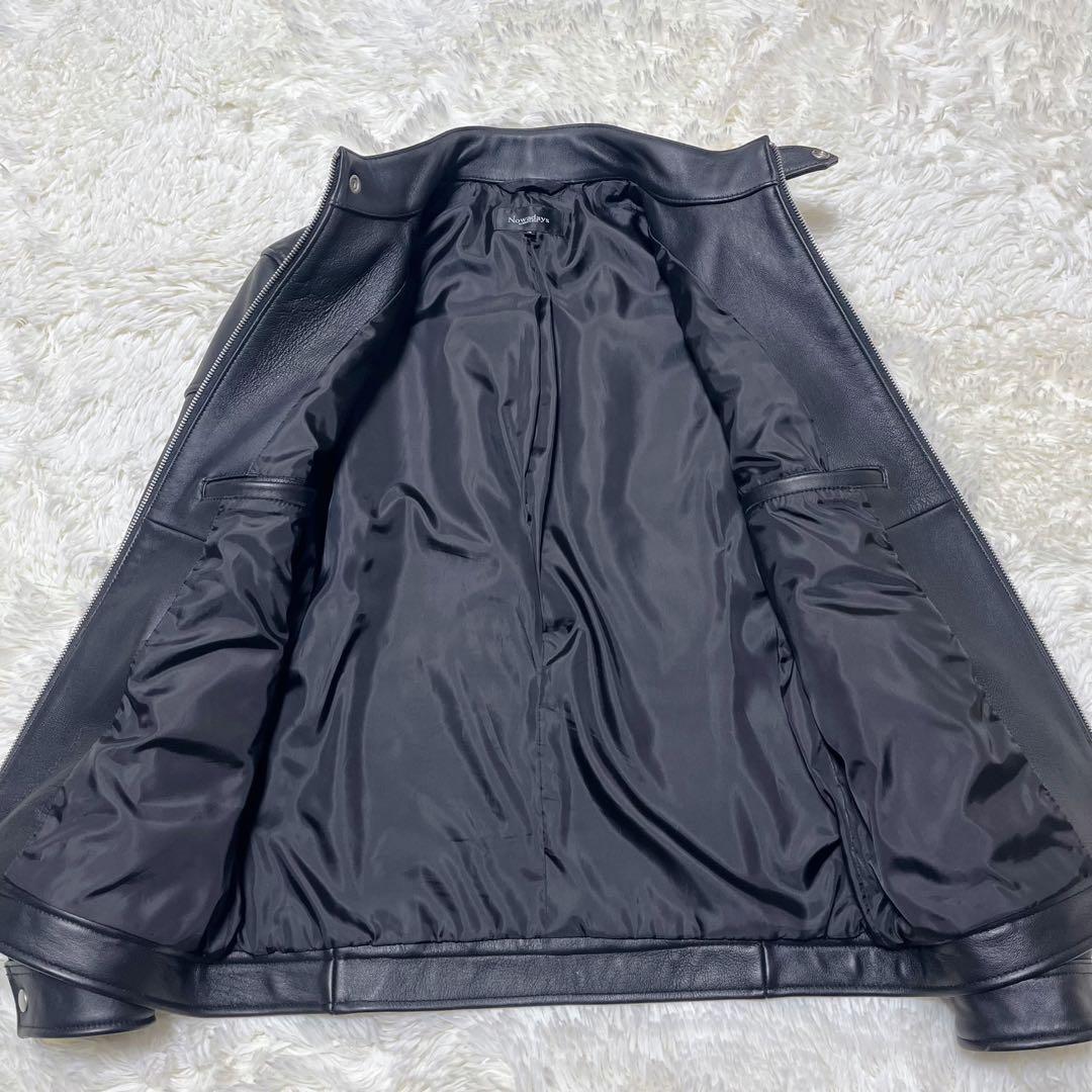 【美品】Nowadays MEN'S BIGI レザージャケット シングル 4