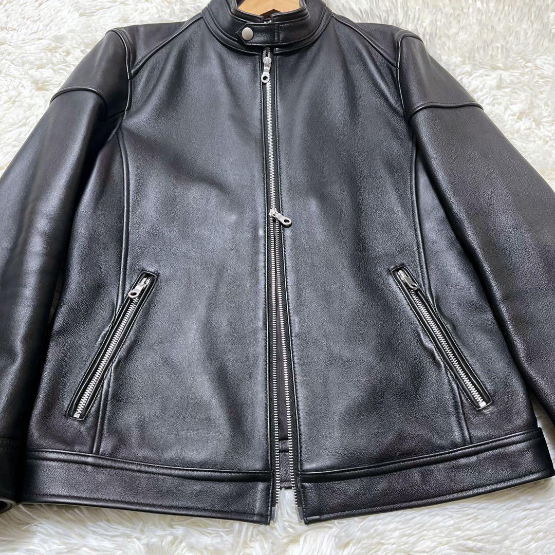 【美品】Nowadays MEN'S BIGI レザージャケット シングル 4