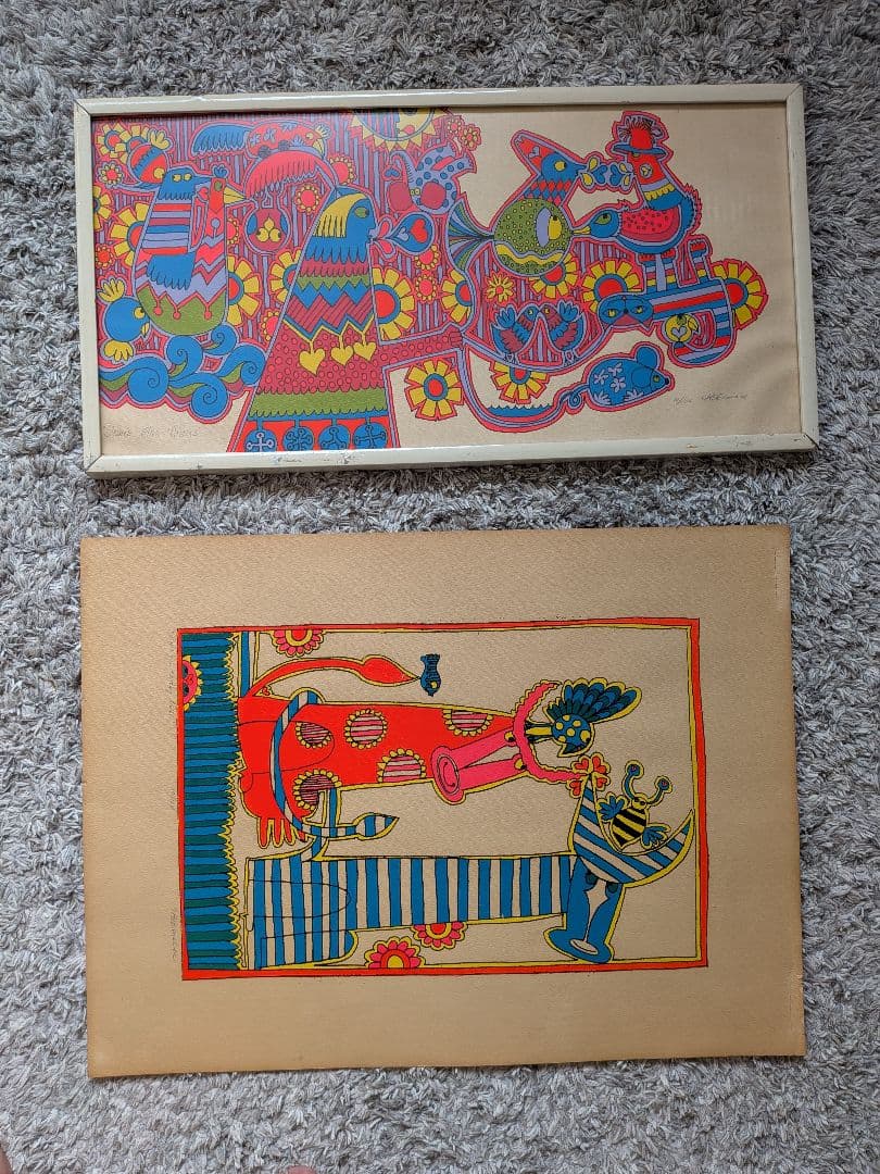 チャールズ・シューメーカー　1970年代シルクスクリーンポスター