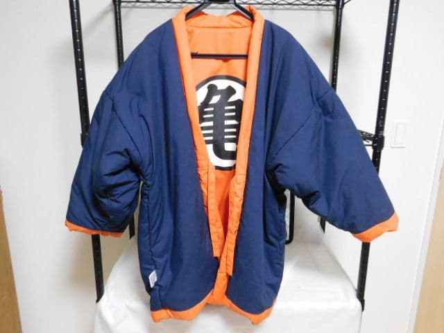 最終価格　はんてん　オレンジアウターLサイズ　生地厚手で温かい　ドラゴンボールZ