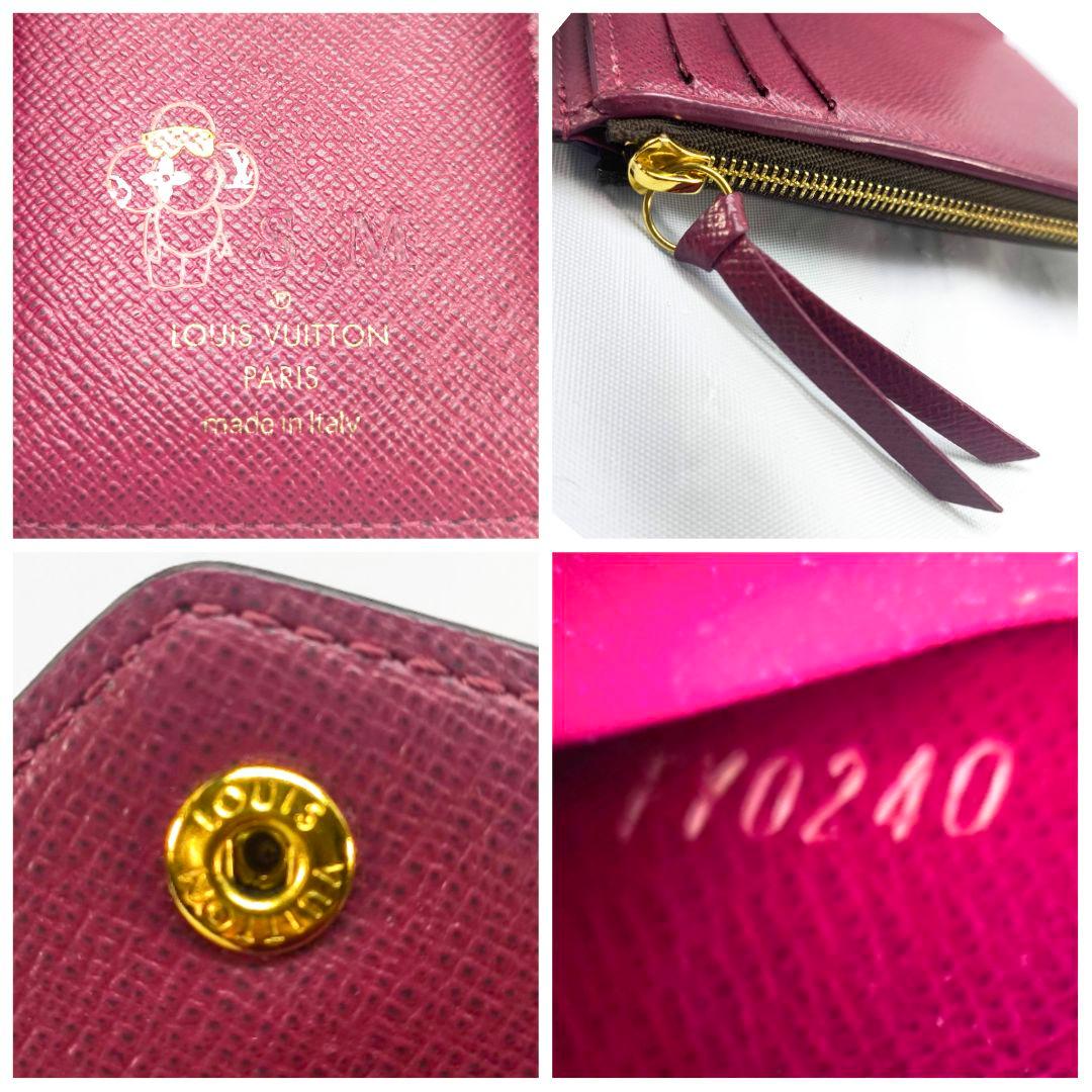 美品ルイヴィトン モノグラム ヴィクトリーヌ 三つ折り財布 コンパクトウォレット