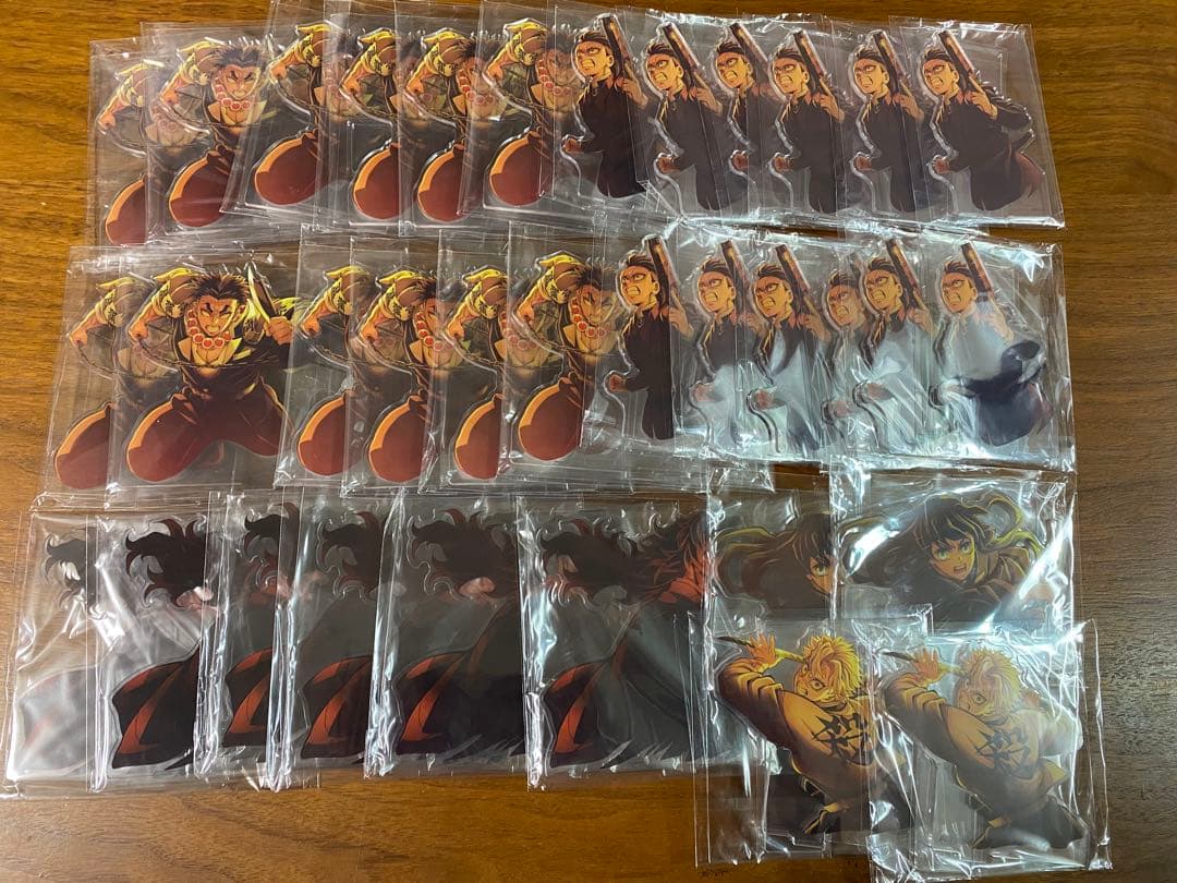 34点　黒死牟戦　アクリルスタンド　鬼滅の刃　実弥　無一郎　玄弥　悲鳴嶼　黒死牟