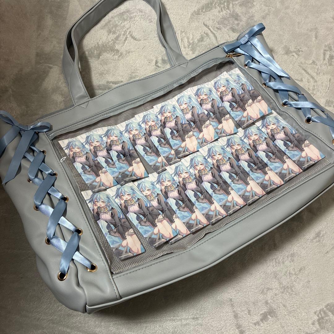 ホロライブ 雪花ラミィ GiGO限定スクエア缶バッジ20個付 痛バ