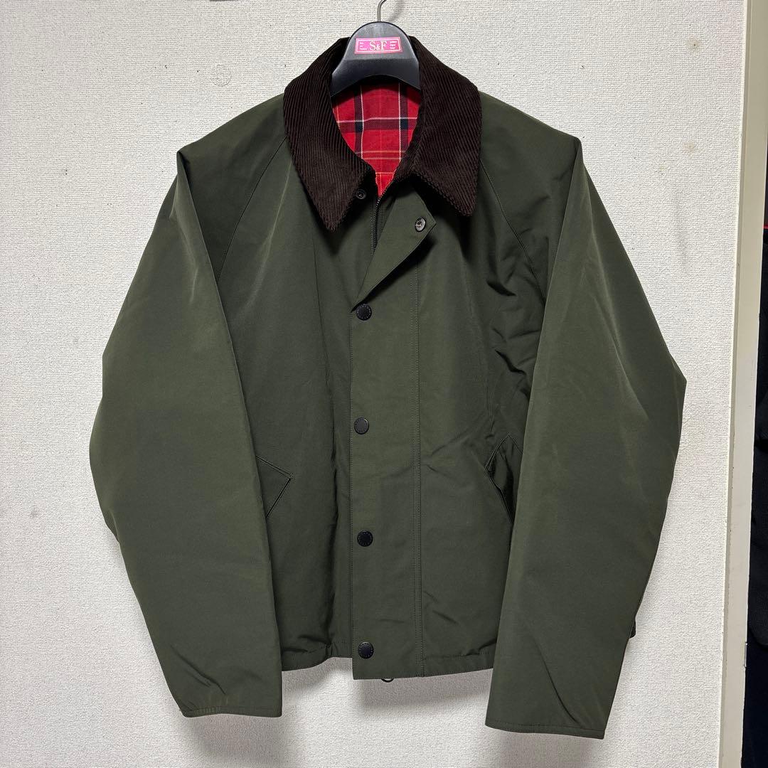 アダムエロペ別注 BARBOUR バブアー TRANSPORT リバーシブル