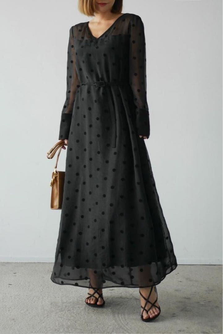 【新品未使用タグ付き】My shawty オケージョンドレス　ブラック　LEJA