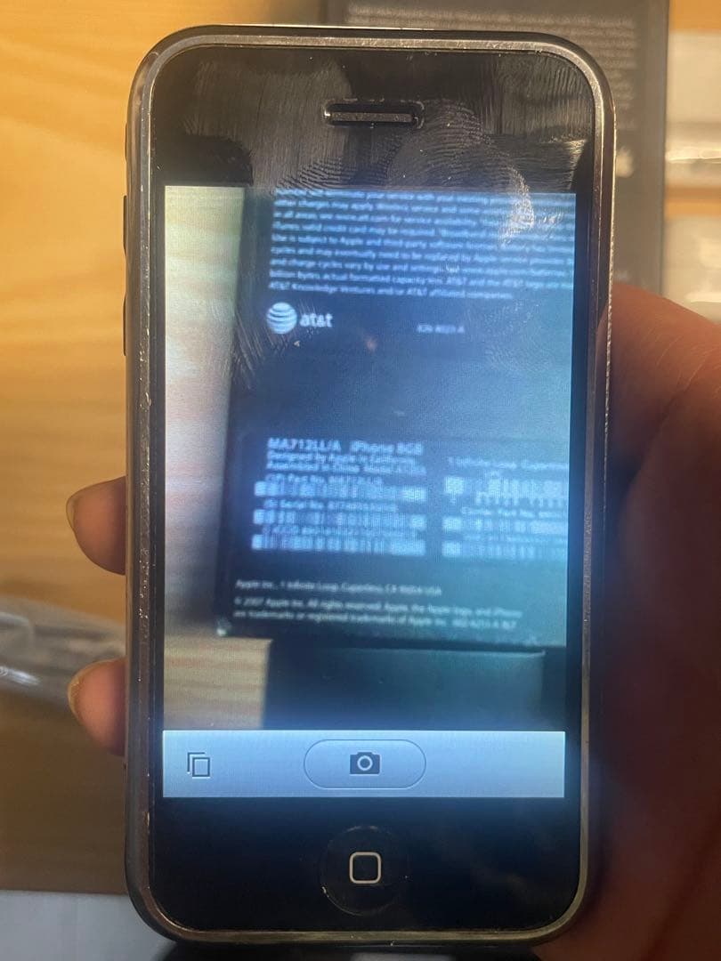 iPhone 2G 日本未発売　IMEI一致　フルセット　8GB 初代　激レア