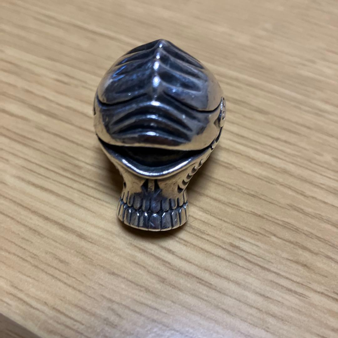 スカルデザイン シルバーリング フリーサイズ