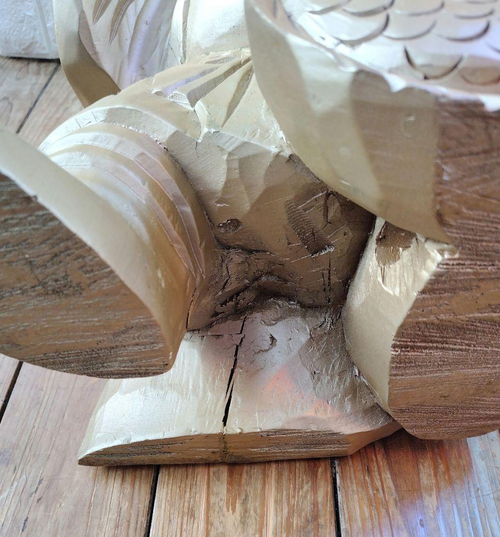 恵比寿 様 木彫り Japanese Wooden Ebisu