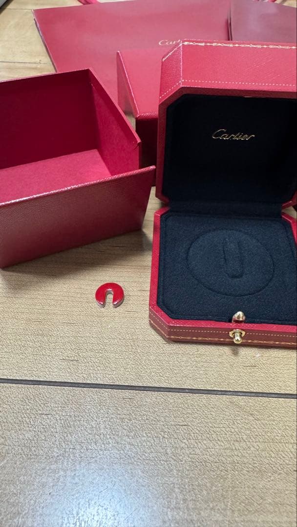 新品　Cartier カルティエ ジュエリーボックス 空箱+ショッパーセット