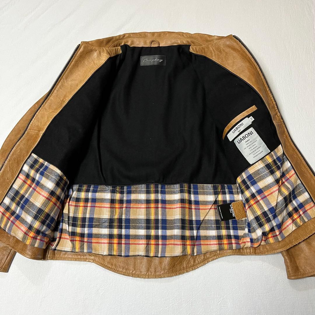 UABONI ユアボニ シングルライダースジャケット 牛革