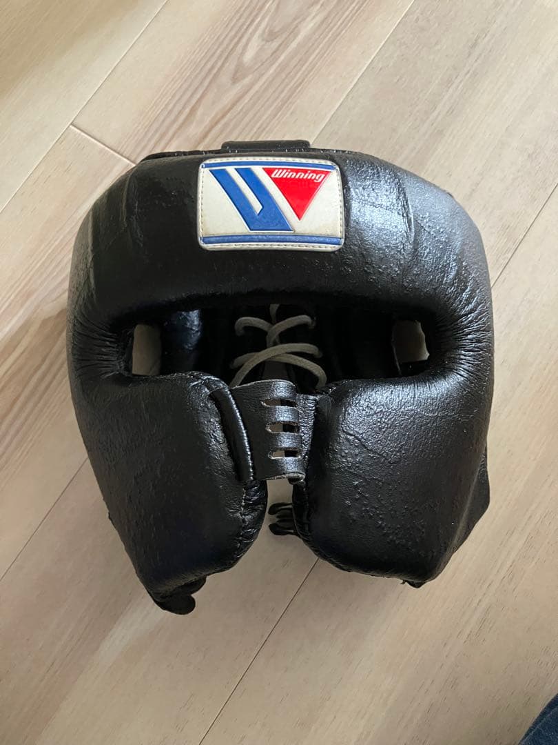 Winning ヘッドギア 黒 レザー