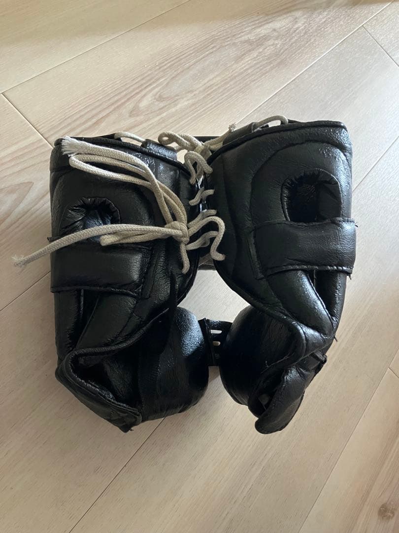 Winning ヘッドギア 黒 レザー