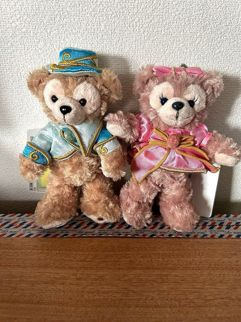 シェリーメイ　ダッフィ　ジェラトーニ　ぬいぐるみ　ぬいぐるみバッジ　ストラップ