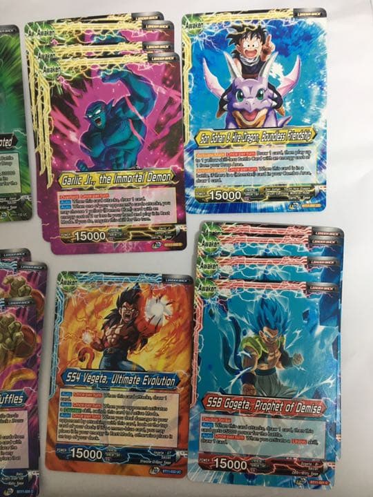 ドラゴンボール ICカードダス 海外 英語 リーダー バラ売り BT11