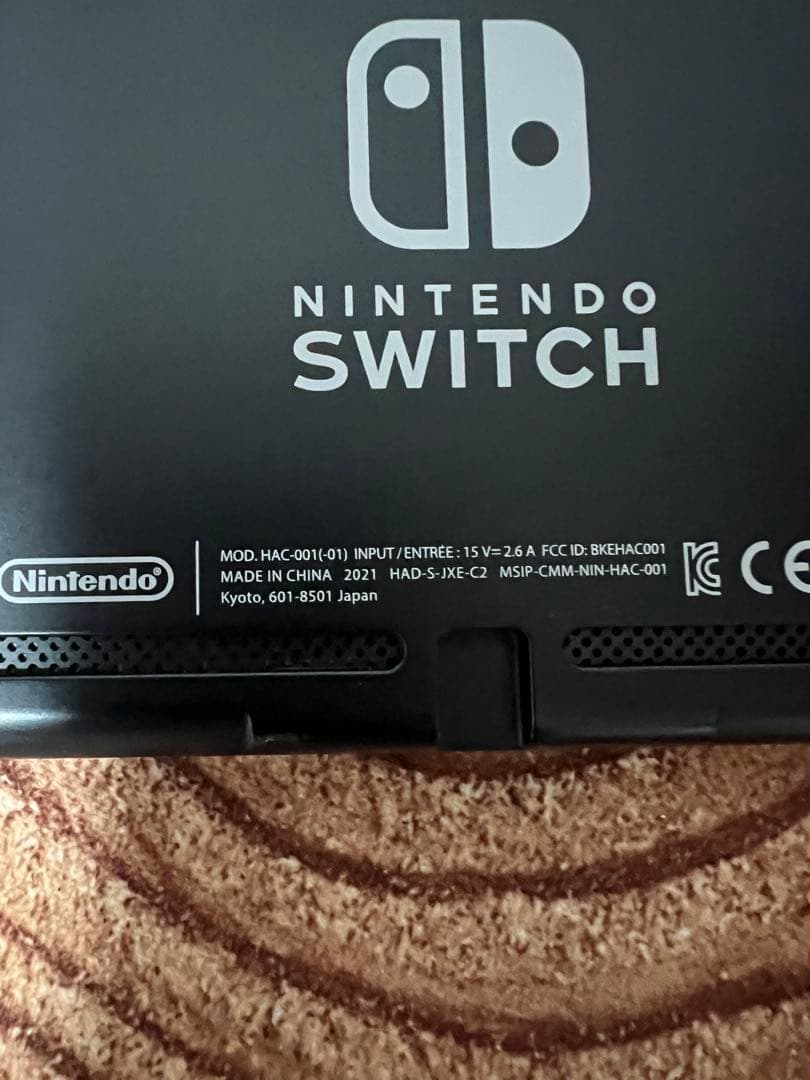 Nintendo Switch ニンテンドースイッチ本体　BLU箱無し